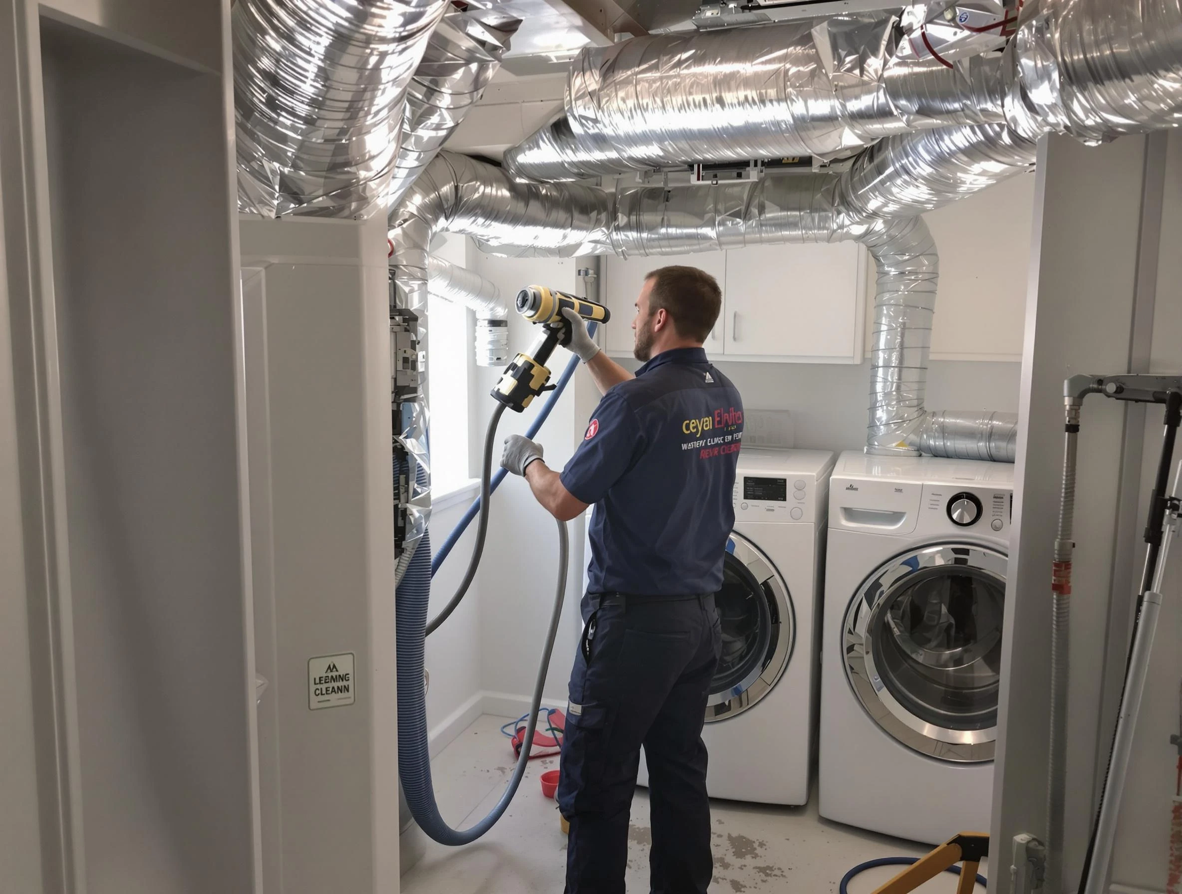 El Mirage Dryer Vent Cleaning specialist using advanced equipment for thorough duct cleaning in El Mirage