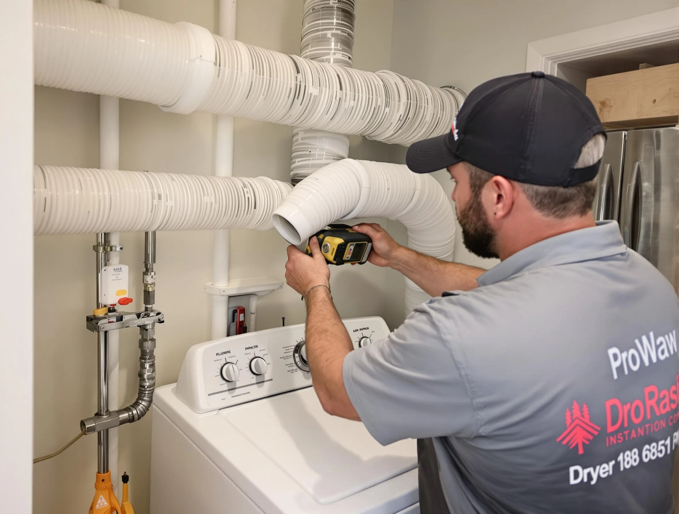 Professional dryer vent hose installation by El Mirage Dryer Vent Cleaning in El Mirage